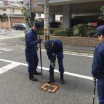 秋の消防地水利調査＠警固