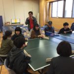 インターン生、卓球バレーに挑戦！（2019年3月3日）